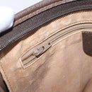 GUCCI GG Supreme Clutch Bag PVC Beige Gold 156 01 051 Auth 205083-19
