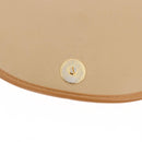 Christian Dior Shoulder Bag Leather Beige Gold Auth 205085-22