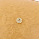 Christian Dior Shoulder Bag Leather Beige Gold Auth 205085-23
