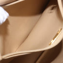 Christian Dior Shoulder Bag Leather Beige Gold Auth 205085-28