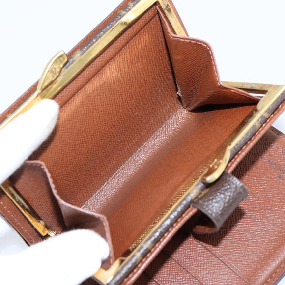 LOUIS VUITTON Porte Monnaie Billets Viennois Wallet M61663 LV Auth 205086V