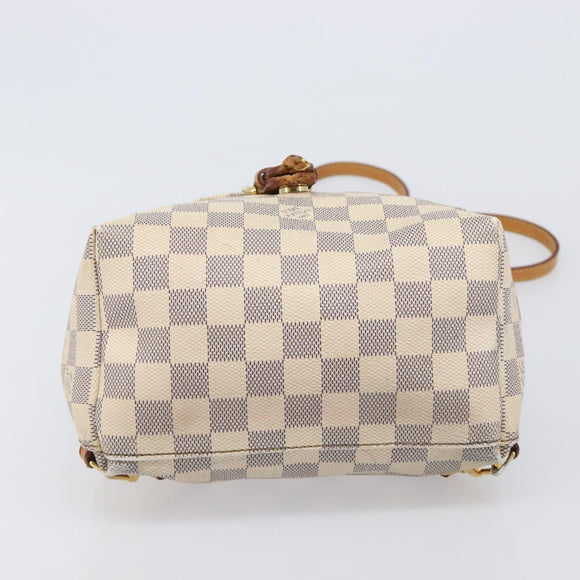 LOUIS VUITTON Damier Azur Speron BB Backpack N44026 LV Auth 205089