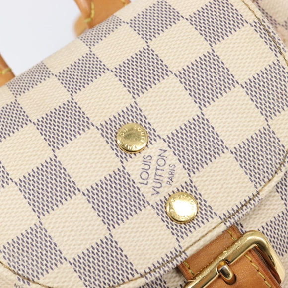 LOUIS VUITTON Damier Azur Speron BB Backpack N44026 LV Auth 205089