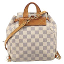LOUIS VUITTON Damier Azur Speron BB Backpack N44026 LV Auth 205089-2