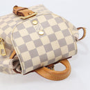 LOUIS VUITTON Damier Azur Speron BB Backpack N44026 LV Auth 205089-6