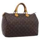 LOUIS VUITTON Monogram Speedy 35 Hand Bag M41524 LV Auth 205090-1
