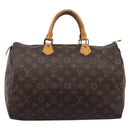 LOUIS VUITTON Monogram Speedy 35 Hand Bag M41524 LV Auth 205090-2