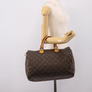 LOUIS VUITTON Monogram Speedy 35 Hand Bag M41524 LV Auth 205090-22