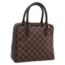 LOUIS VUITTON Damier Ebene Brera Hand Bag N51150 LV Auth 205091V-1