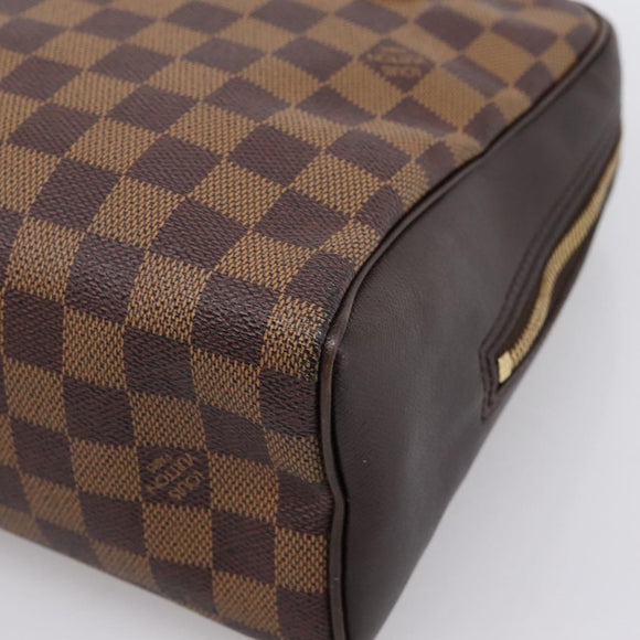 LOUIS VUITTON Damier Ebene Brera Hand Bag N51150 LV Auth 205091V