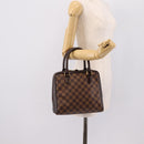 LOUIS VUITTON Damier Ebene Brera Hand Bag N51150 LV Auth 205091V-22