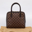 LOUIS VUITTON Damier Ebene Brera Hand Bag N51150 LV Auth 205091V-23