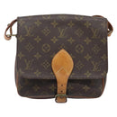 LOUIS VUITTON Monogram Cartouchiere MM Shoulder Bag M51253 LV Auth 205100-2