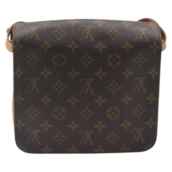 LOUIS VUITTON Monogram Cartouchiere MM Shoulder Bag M51253 LV Auth 205100