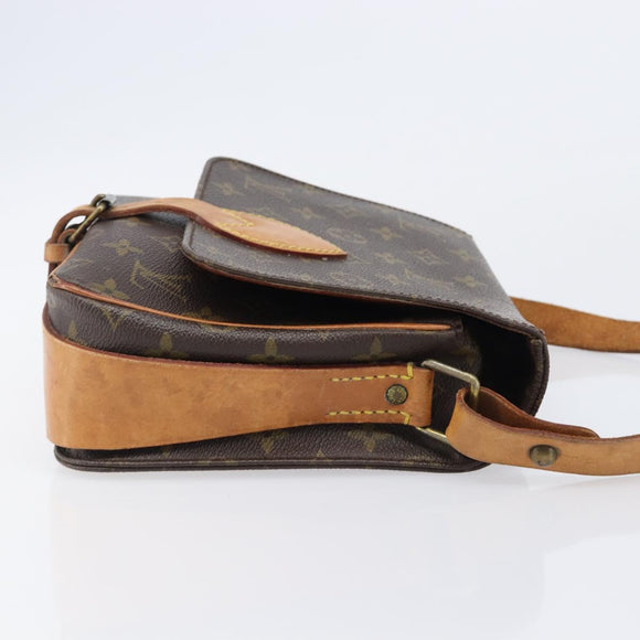 LOUIS VUITTON Monogram Cartouchiere MM Shoulder Bag M51253 LV Auth 205100