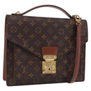 LOUIS VUITTON Monogram Monceau 28 Hand Bag M51185 LV Auth 205110V-1