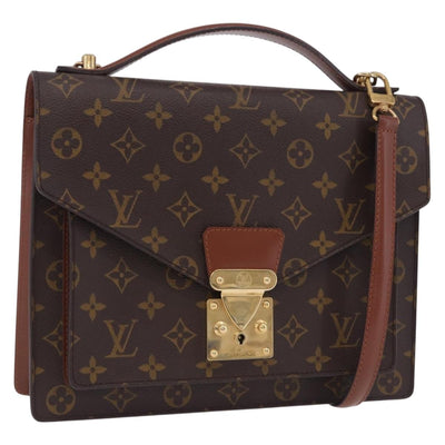 LOUIS VUITTON Monogram Monceau 28 Hand Bag M51185 LV Auth 205110V