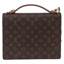 LOUIS VUITTON Monogram Monceau 28 Hand Bag M51185 LV Auth 205110V-2