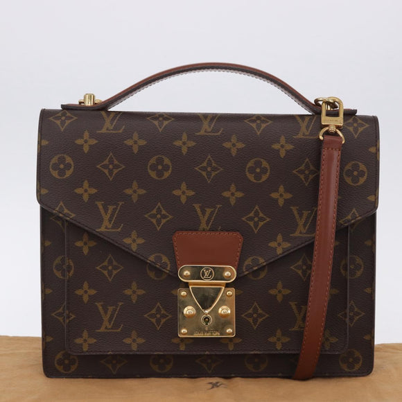 LOUIS VUITTON Monogram Monceau 28 Hand Bag M51185 LV Auth 205110V