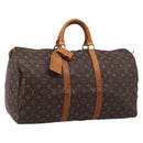 LOUIS VUITTON Monogram Keepall 50 Boston Bag M41426 LV Auth 205114-1