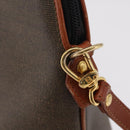 FENDI Hand Bag PVC Canvas 2way Green Gold Auth 205117-23
