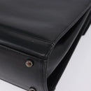 GIVENCHY Hand Bag Leather Black Auth 205120-18
