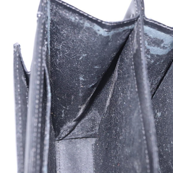 GIVENCHY Hand Bag Leather Black Auth 205120