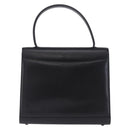 GIVENCHY Hand Bag Leather Black Auth 205120-2