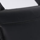 GIVENCHY Hand Bag Leather Black Auth 205120-3