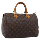 LOUIS VUITTON Monogram Speedy 30 Hand Bag M41526 LV Auth 205127-1