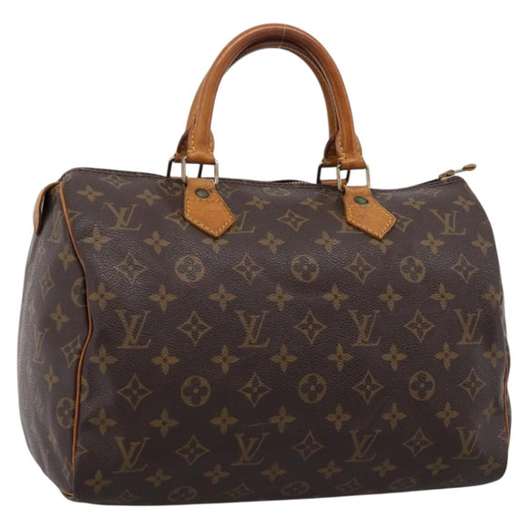 LOUIS VUITTON Monogram Speedy 30 Hand Bag M41526 LV Auth 205127