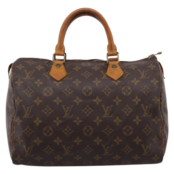 LOUIS VUITTON Monogram Speedy 30 Hand Bag M41526 LV Auth 205127