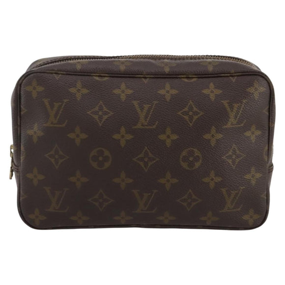LOUIS VUITTON Monogram Trousse Toilette 23 Clutch Bag M47524 LV Auth 205129