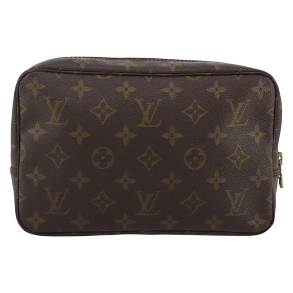 LOUIS VUITTON Monogram Trousse Toilette 23 Clutch Bag M47524 LV Auth 205129
