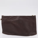 BOTTEGA VENETA INTRECCIATO Cabas MM Tote Bag Leather Brown Auth 205130V-20