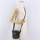 CHANEL Sports Line Shoulder Bag Canvas Khaki CC Auth 205131A-25