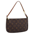 LOUIS VUITTON Monogram Pochette Accessoires Pouch M51980 LV Auth 205132-1