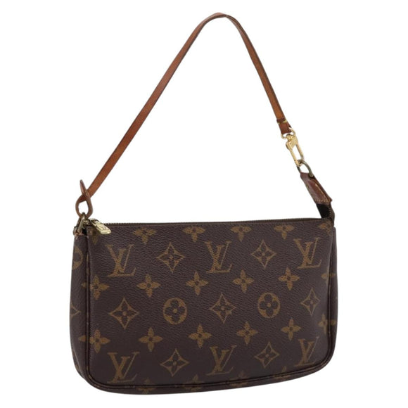 LOUIS VUITTON Monogram Pochette Accessoires Pouch M51980 LV Auth 205132