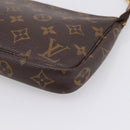 LOUIS VUITTON Monogram Pochette Accessoires Pouch M51980 LV Auth 205132-15