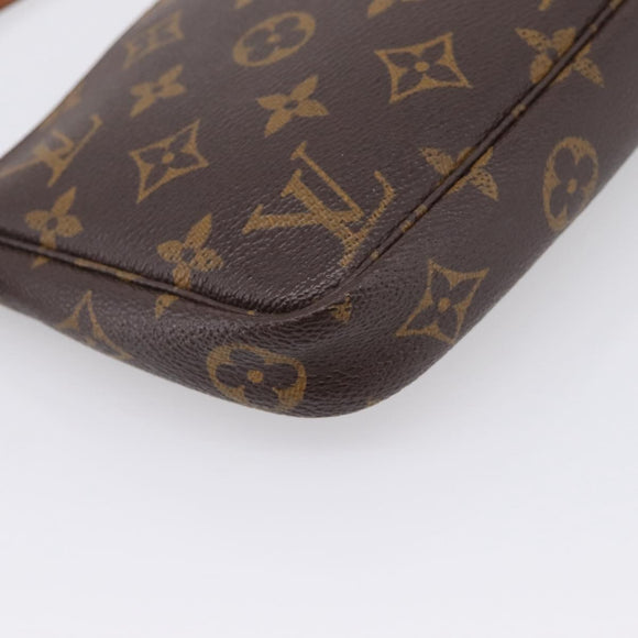 LOUIS VUITTON Monogram Pochette Accessoires Pouch M51980 LV Auth 205132
