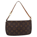 LOUIS VUITTON Monogram Pochette Accessoires Pouch M51980 LV Auth 205132-2