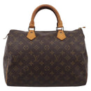 LOUIS VUITTON Monogram Speedy 30 Hand Bag M41526 LV Auth 205136-13
