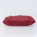 BOTTEGA VENETA INTRECCIATO Hand Bag Leather Pink Gold Auth 205138-5