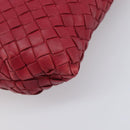 BOTTEGA VENETA INTRECCIATO Hand Bag Leather Pink Gold Auth 205138-15