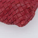 BOTTEGA VENETA INTRECCIATO Hand Bag Leather Pink Gold Auth 205138-16