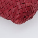 BOTTEGA VENETA INTRECCIATO Hand Bag Leather Pink Gold Auth 205138-18