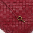 BOTTEGA VENETA INTRECCIATO Hand Bag Leather Pink Gold Auth 205138-19
