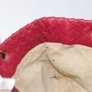 BOTTEGA VENETA INTRECCIATO Hand Bag Leather Pink Gold Auth 205138-22