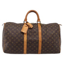 LOUIS VUITTON Monogram Keepall 50 Boston Bag M41426 LV Auth 205140A-13