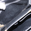 CELINE Shoulder Bag Leather Black Gold Auth 205144-22